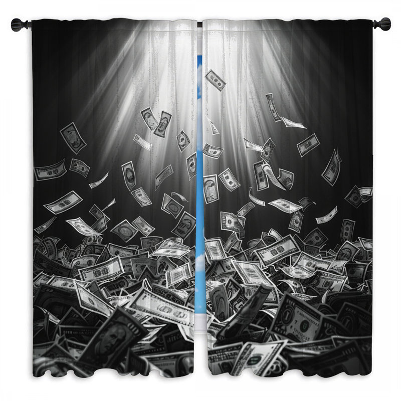 2 rideaux obscurcissant et obscurcissant, 40 po x 60 po - 2 panneaux, Transparent