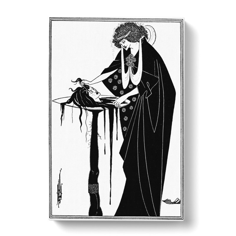A Tragedy In Act One Vol.2 by Aubrey Beardsley - Wrapped Canvas, 60cm H x 40cm W x 3cm D