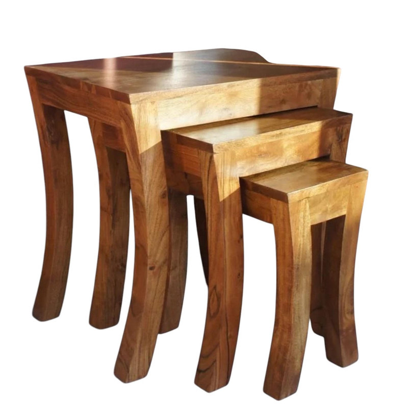 Castellon Solid Wood Nesting Tables