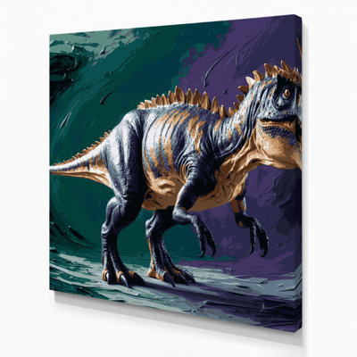 «Dinosaur Dracorex Blue», art mural sur toile