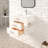 Aurilla 24" Wall-Mount Single Bathroom Vanity Set with Right Side Shelf-486341741