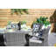 Artherine 6 - Person Wicker Patio Dining Set with Round Table , Cushions Included-1566332260