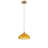 1-Golden brown dimmable glass pendant light
