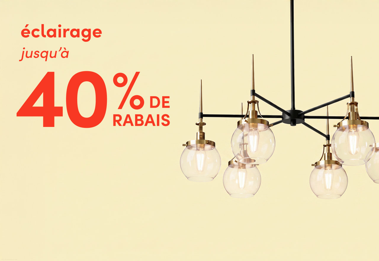 éclairage en solde