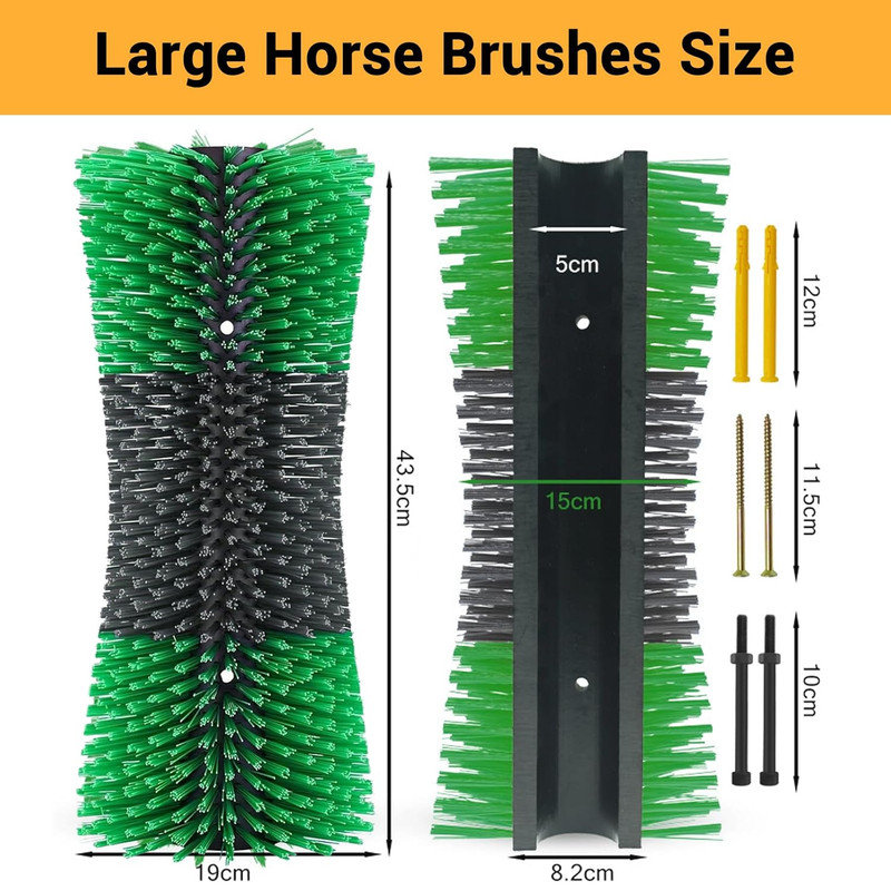 Cleaning Brushes, Green/Black