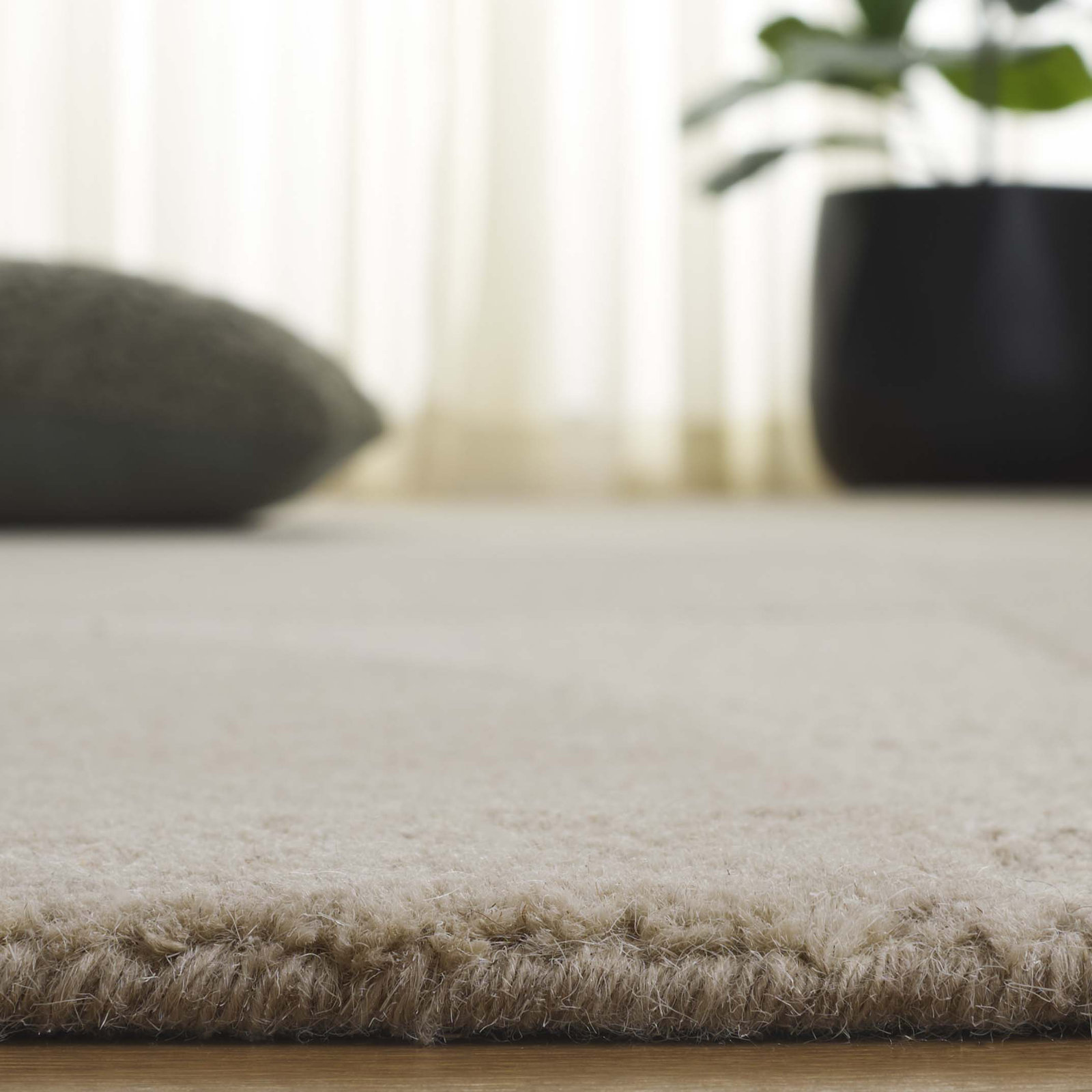 Martella Hand-Tufted Geometric Wool Rug, Runner 2'3" x 8'