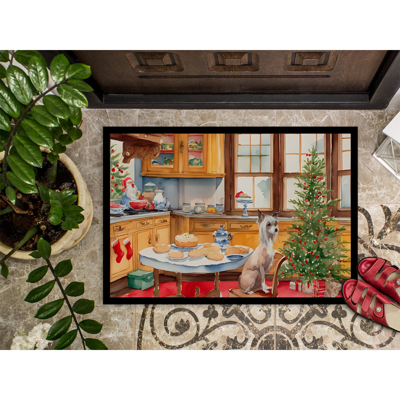 Paillasson chinois à crête Junya DAC3810, L 18 po x L 27 po