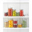 Pots Mason à large ouverture avec couvercles, étiquettes et mesures hermétiques Brightware - 8 oz - ensemble de 6