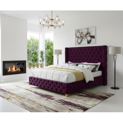 Dymonique Velvet Bed