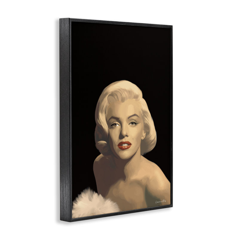 Estampe numérique classique en noir, design par Jadei, H 24 po x l 16 po, Giclée encadrée noir minuit