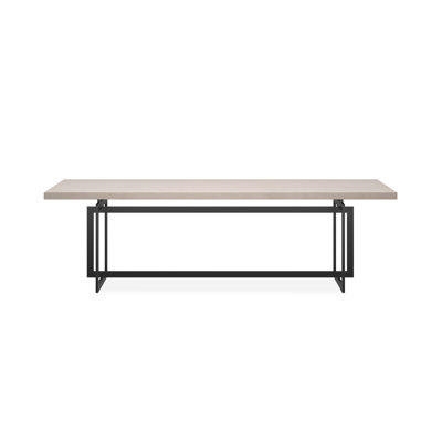 Wish You Were Here Stone Top Metal Base Dining Table