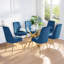 Chaise d'appoint rembourrée en velours-442841004