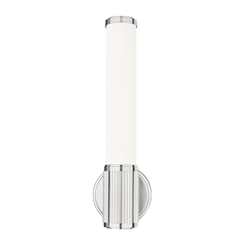 Applique murale 1 lumière Easmor en noir mat Easmor, Nickel brossé