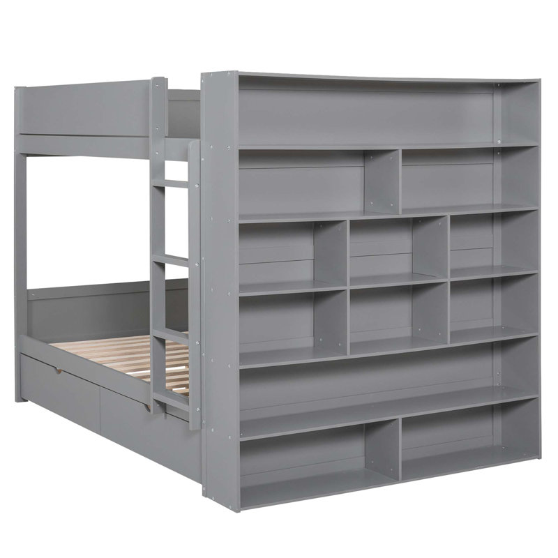 Janalle Platform Bed, Full / Double, Gray