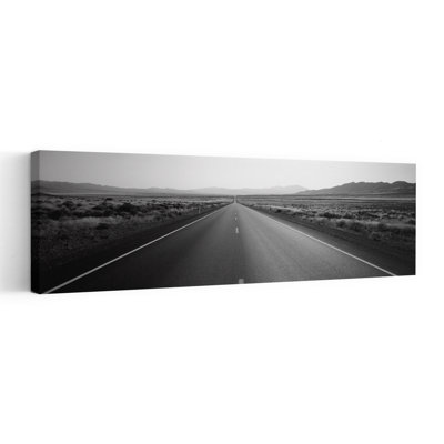 «Desert Road», Nevada, États-Unis, art contemporain abstrait, paysage naturel
