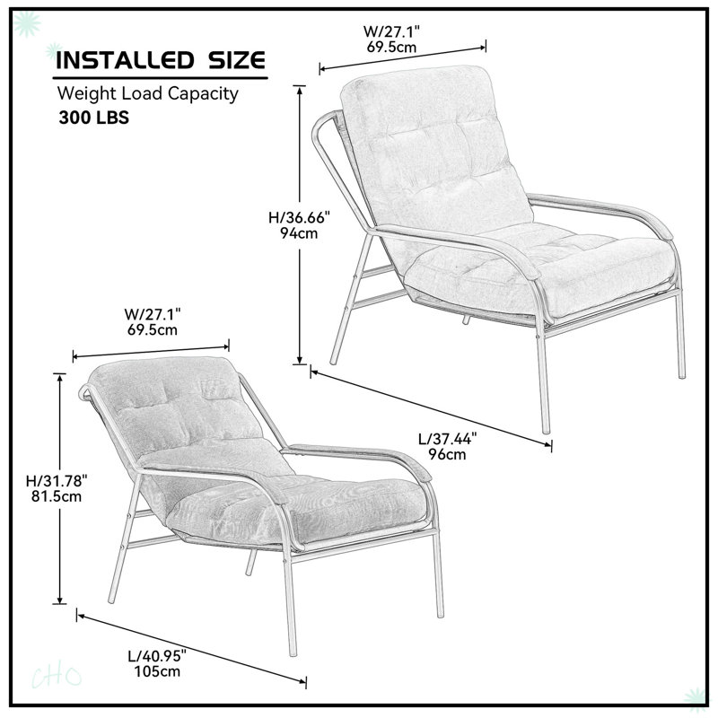 Fauteuil de détente Fauteuil inclinable, Bleu