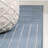 Alecxia High-Low Minimalist Angle Geometric Dark Blue/Cream Indoor/Outdoor Rug-1589768555