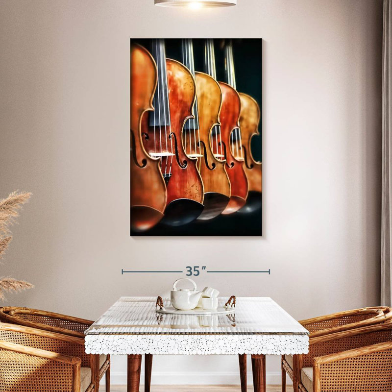 Abarca rangée de violons, H 48 po x l 32 po