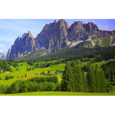 Cortina Alpine Village by Agustavop - No Frame Print on Canvas