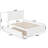 Maud Solid Wood Platform Bed with Matching Footboard & Trundle-1903363122