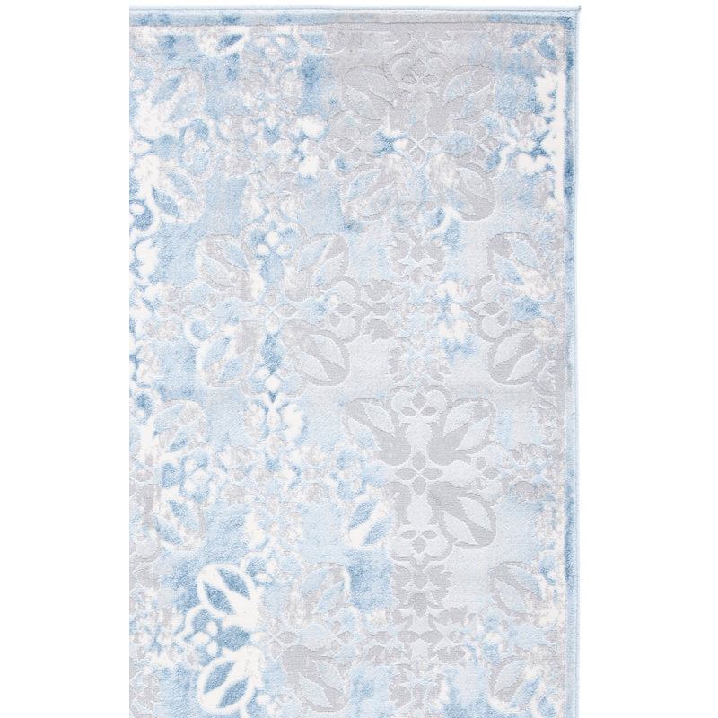 Mcmichael Performance Floral Rug, Rectangle 9' x 12'