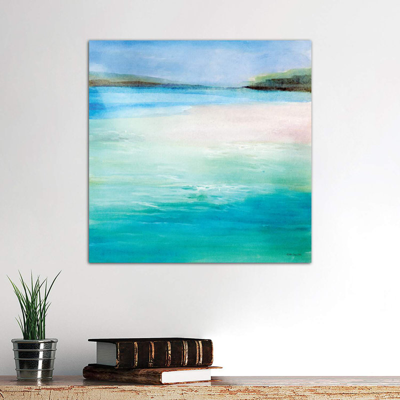 Cool Waters I - Wrapped Canvas Print, 66.04 cm H x 66.04 cm W x 3.175 cm D