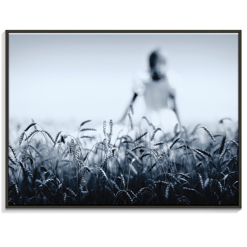 Print on Canvas, 76cm H x 102cm W, Black Floater Frame