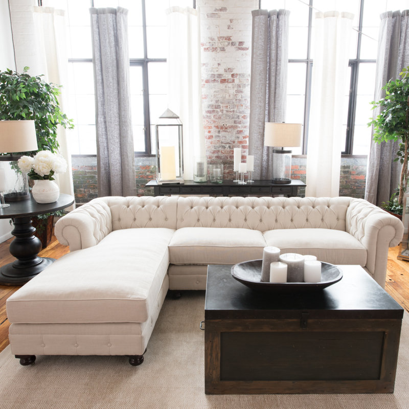 Fiske Upholstered L-Shaped Sectional, Left Hand Facing