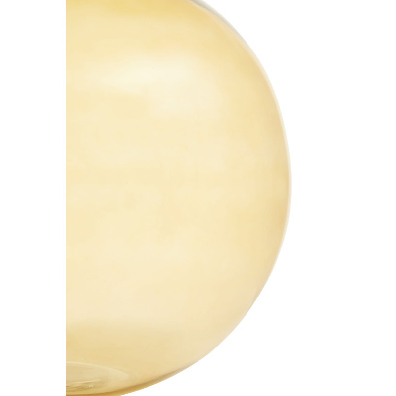 Bree Glass Table Vase, Amber
