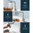 FURUISI Pull Down Kitchen Faucet, Stainless Steel Kitchen Sink Faucet 3 in 1 Function, Waterfall Modern Faucet for Kitchen Sink, Bar, Laundry, Rv-99219037