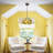 Single Light Sunflower Tiffany Chandelier