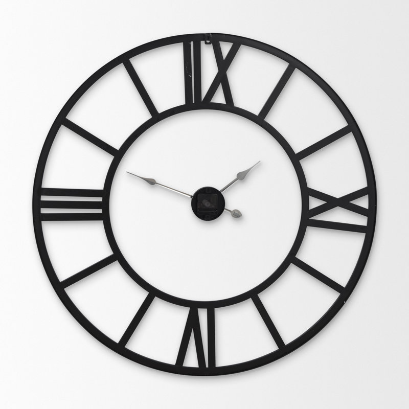Mcnett Metal Wall Clock, 42"
