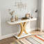 Table de vestibule étroite avec base géométrique-1362126447