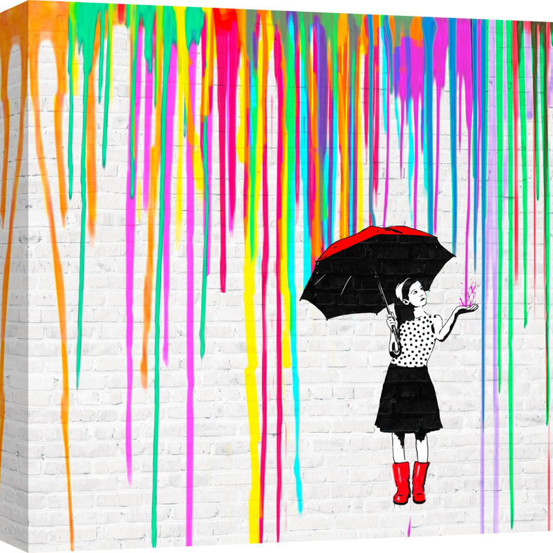 Expecting Colors by Masterfunk Collective - Wrapped Canvas Art Prints, 70cm H x 70cm W x 4cm D