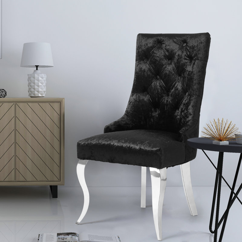 Chaise parsons Berkan, Noir