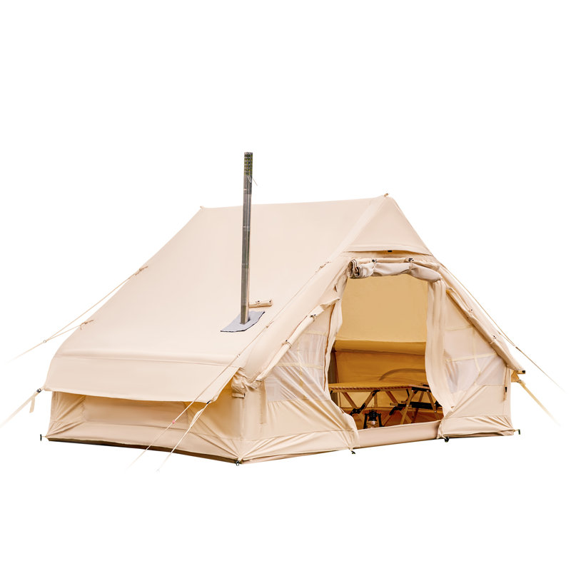Tente de camping gonflable avec pompe