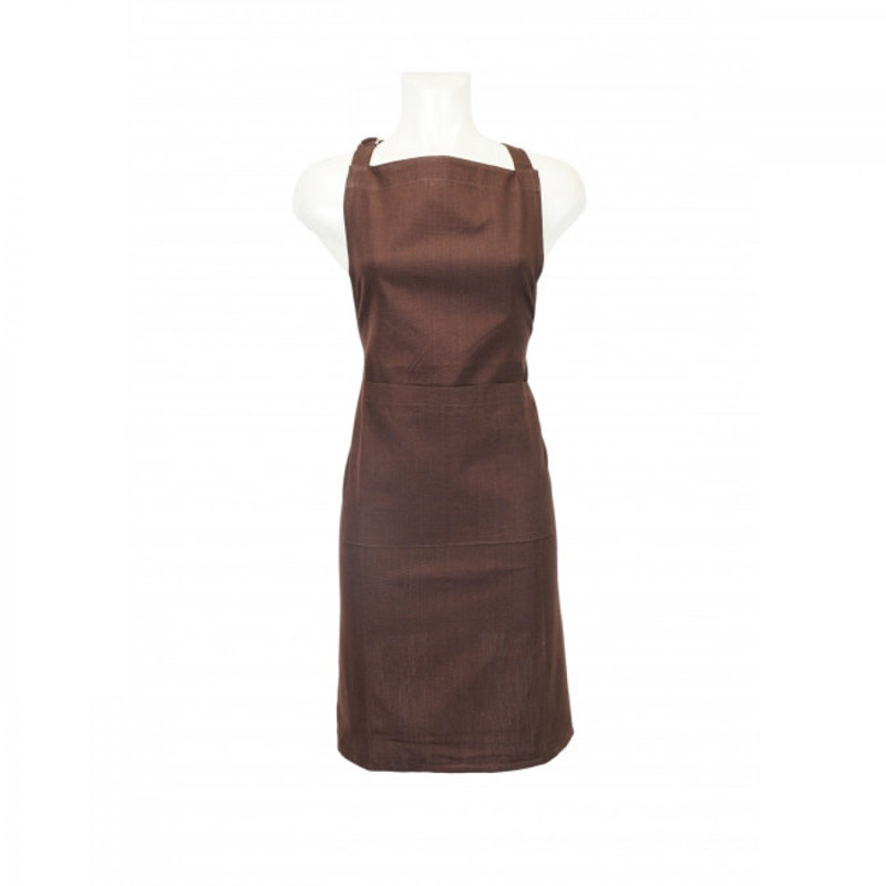 Chocolate Brown Apron, Brown