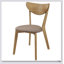 Ensemble de chaises d'appoint en bois de noyer clair Carson, conception ergonomique pour un confort et un style modernes