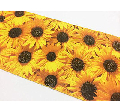 Sunflowers Print Table Runner
