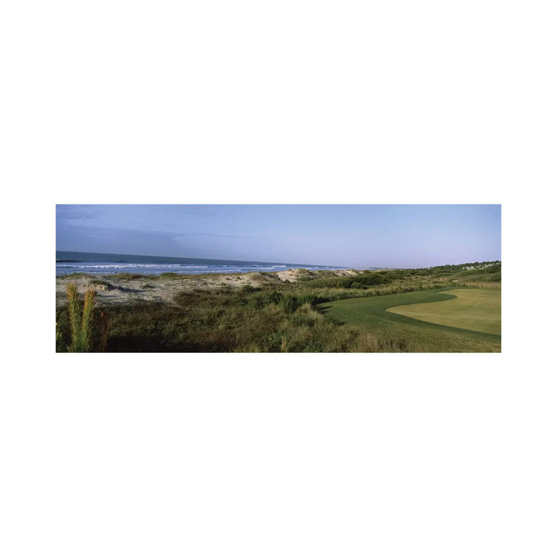 Golf Course At The Seaside, Kiawah Island Golf Resort, Kiawah Island, Charleston County, South Carolina, USA by Panoramic Images - Wrapped Canvas Panoramic Gallery-Wrapped Canvas Giclée