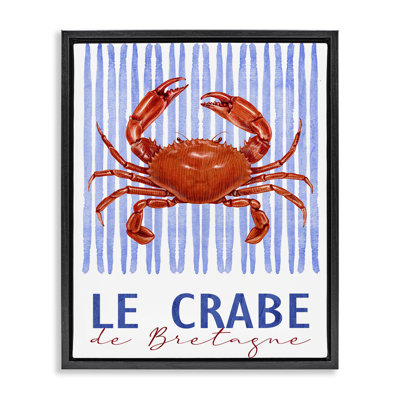 Cadre flottant Le Crabe, par Kim Allen