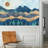 Abstract Mountains Peel & Stick Border-93867370