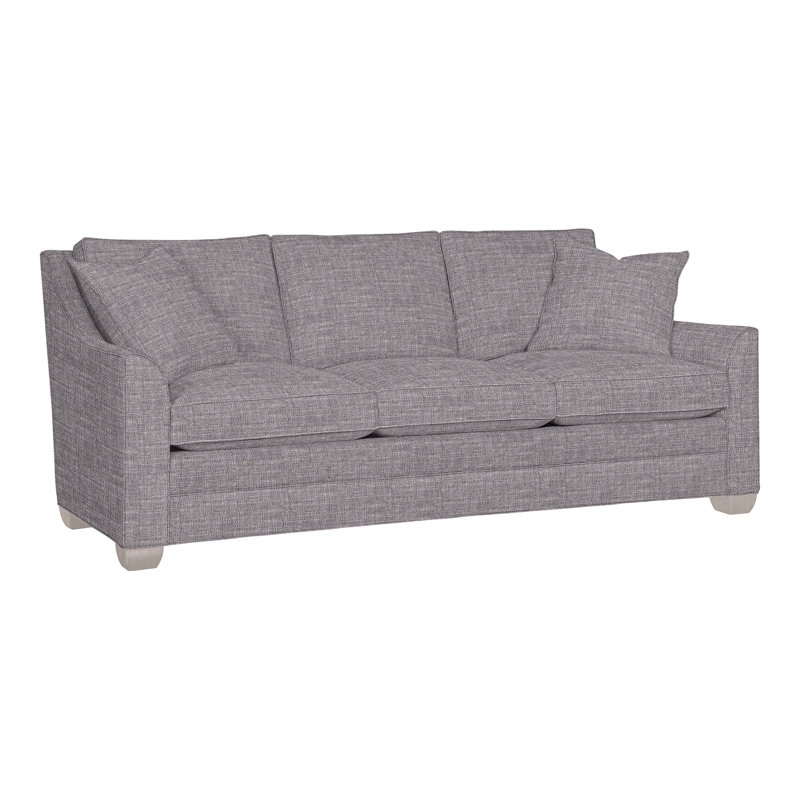Canapé-lit Nicholas, Chenille nomade ardoise Crypton®, Gris colombe, Non