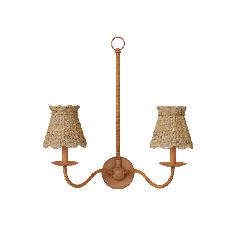 Annabelle Tapered Chandelier Shade, Natural