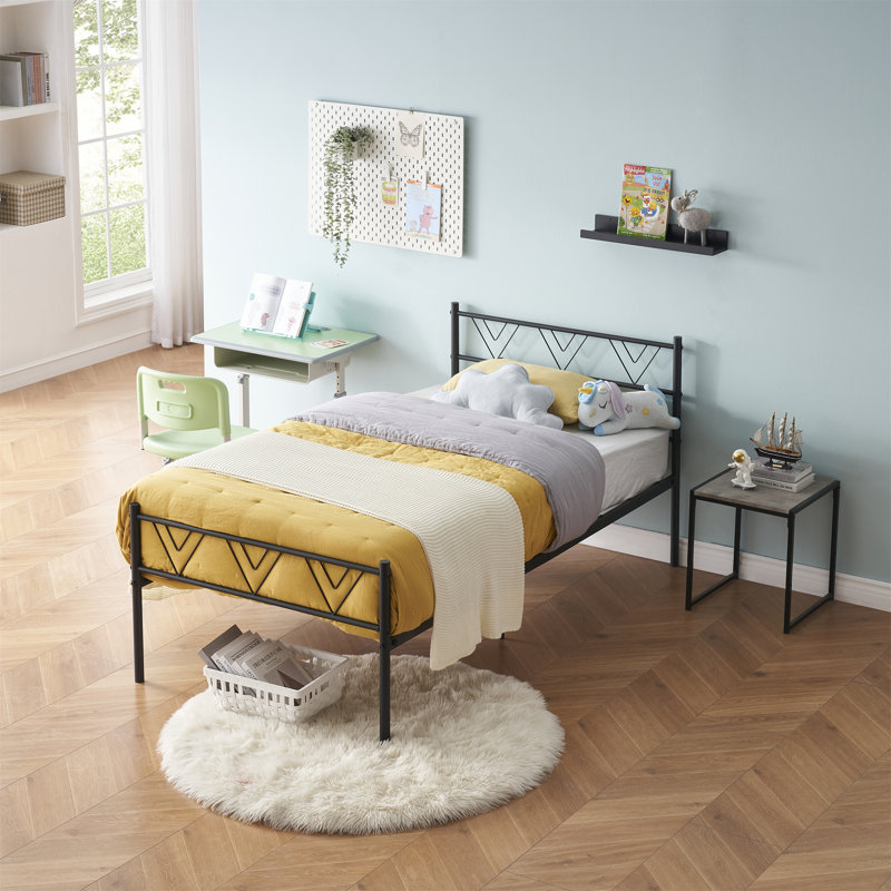 Talih Metal Open-Frame Bed, Twin