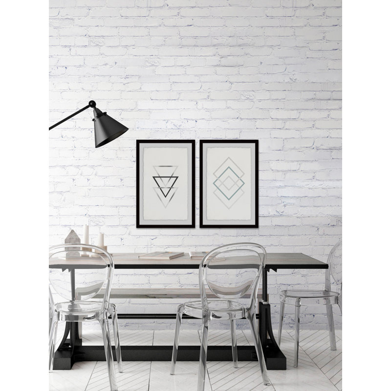 « sharp edges diptych », ensemble de 2 reproductions d’art sur papier, H 30 po x l 20 po x L 1,5 po