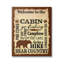 Rustic Family Lodge cmw-013, art mural personnalisé-102503865-102503867-102555269
