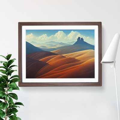 Unique Mountain Landscape - Framed Print