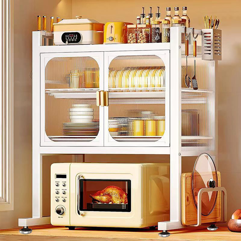 Kitchen Microwave Oven Rack Storage Shelf