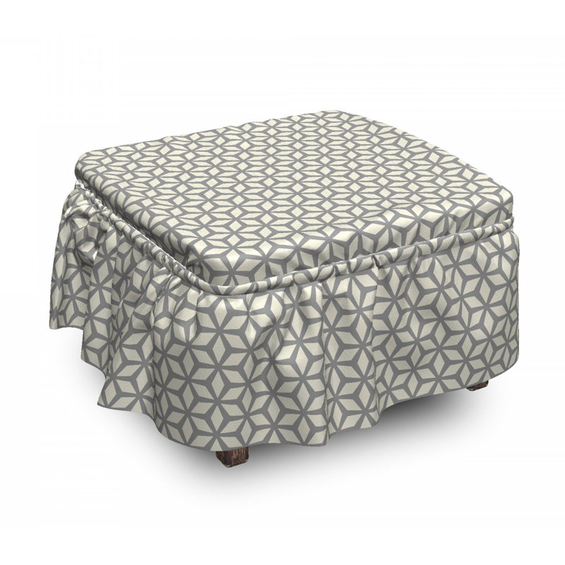 Housse pour repose-pieds rhombus star